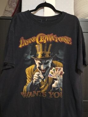 Insane Clown Posse Graphic Tee - Black with Yellow and Multicolor Print